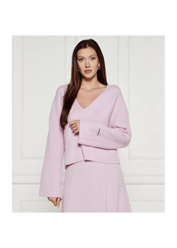 Pinko Wełniany sweter APHRODITE GIANT | Loose fit | z dodatkiem kaszmiru ze sklepu Gomez Fashion Store w kategorii Swetry damskie - zdjęcie 185013910