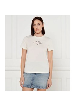 Tommy Hilfiger T-shirt | Regular Fit ze sklepu Gomez Fashion Store w kategorii Bluzki damskie - zdjęcie 185013963