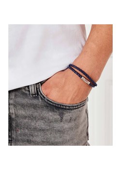 HUGO Skórzana bransoleta E-DOUBLEBRAID2-BRA ze sklepu Gomez Fashion Store w kategorii Bransolety - zdjęcie 185014202