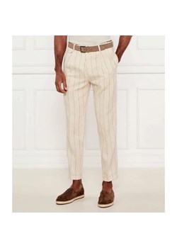Windsor Spodnie Sapo | Slim Fit | z dodatkiem lnu ze sklepu Gomez Fashion Store w kategorii Spodnie męskie - zdjęcie 185014252