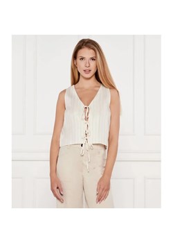 Marella SPORT Kamizelka ISOLANA | Relaxed fit | z dodatkiem lnu ze sklepu Gomez Fashion Store w kategorii Kamizelki damskie - zdjęcie 185014282