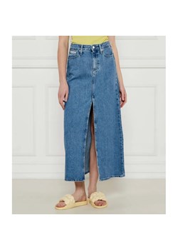 Calvin Klein Jeans Jeansowa spódnica A-LINE ze sklepu Gomez Fashion Store w kategorii Spódnice - zdjęcie 185014513