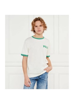 POLO RALPH LAUREN T-shirt | Regular Fit ze sklepu Gomez Fashion Store w kategorii T-shirty chłopięce - zdjęcie 185014973