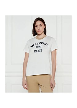Weekend MaxMara T-shirt VELLO | Regular Fit ze sklepu Gomez Fashion Store w kategorii Bluzki damskie - zdjęcie 185015213