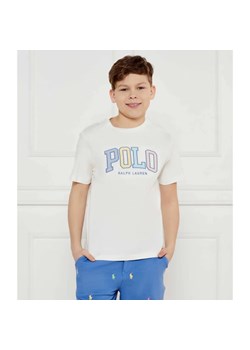POLO RALPH LAUREN T-shirt | Regular Fit ze sklepu Gomez Fashion Store w kategorii T-shirty chłopięce - zdjęcie 185015432