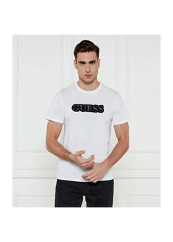 GUESS T-shirt EMBELLISHED LOGO | Slim Fit ze sklepu Gomez Fashion Store w kategorii T-shirty męskie - zdjęcie 185016070