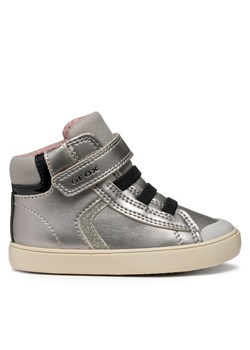 Sneakersy Geox B Gisli B461MA 0AJ02 C1363 M Srebrny ze sklepu eobuwie.pl w kategorii Buty sportowe dziecięce - zdjęcie 185016354