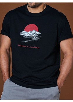 Sinsay - Koszulka - czarny ze sklepu Sinsay w kategorii T-shirty męskie - zdjęcie 185019591