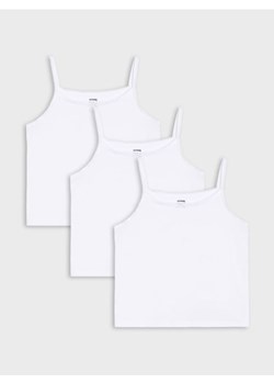 Sinsay - Podkoszulki 3 pack - biały ze sklepu Sinsay w kategorii Podkoszulki dziecięce - zdjęcie 185019642