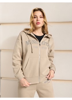 Sinsay - Bluza z kapturem - kremowy ze sklepu Sinsay w kategorii Bluzy damskie - zdjęcie 185019643