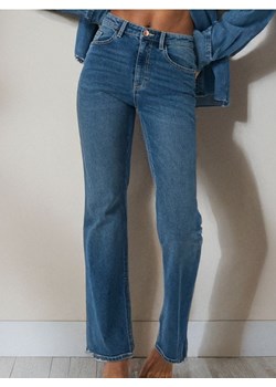 Sinsay - Jeansy FLARE - granatowy ze sklepu Sinsay w kategorii Jeansy damskie - zdjęcie 185019741