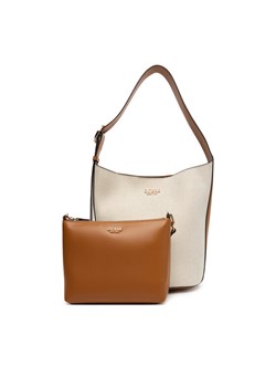 Torebka Guess Nicolette HWAG96 62040 Beżowy ze sklepu eobuwie.pl w kategorii Torby Shopper bag - zdjęcie 185021082