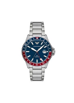Emporio Armani Zegarek Diver AR11590 Srebrny ze sklepu MODIVO w kategorii Zegarki - zdjęcie 185022522