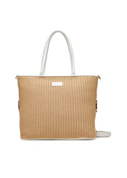 TWINSET Torebka 251TB7382 Beżowy ze sklepu MODIVO w kategorii Torby Shopper bag - zdjęcie 185022571