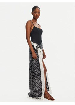 Max Mara Beachwear Chusta Ottico 2516541019 Czarny ze sklepu MODIVO w kategorii Szaliki i chusty damskie - zdjęcie 185022834