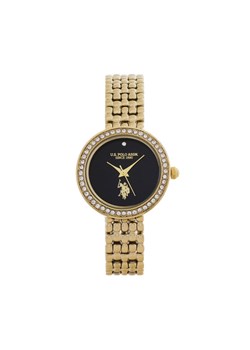 U.S. Polo Assn. Zegarek Harmony USP8433BK Złoty ze sklepu MODIVO w kategorii Zegarki - zdjęcie 185022942