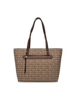 DKNY Torebka R42AYE20 Brązowy ze sklepu MODIVO w kategorii Torby Shopper bag - zdjęcie 185023072