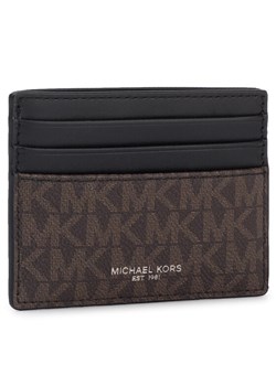 MICHAEL Michael Kors Etui na karty kredytowe Greyson 39F9LGYD2B Czarny ze sklepu MODIVO w kategorii Etui - zdjęcie 185023230