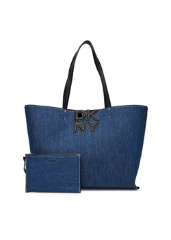 DKNY Torebka R52ADJ38 Niebieski ze sklepu MODIVO w kategorii Torby Shopper bag - zdjęcie 185023334