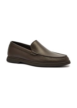 BOSS BLACK Skórzane mokasyny Sienne_Mocc_tbsf ze sklepu Gomez Fashion Store w kategorii Mokasyny męskie - zdjęcie 185027761