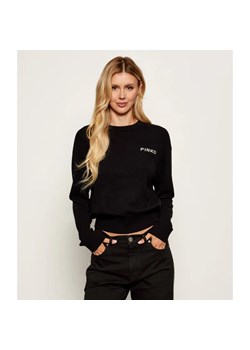 Pinko Wełniany sweter | Loose fit | z dodatkiem kaszmiru ze sklepu Gomez Fashion Store w kategorii Swetry damskie - zdjęcie 185028014