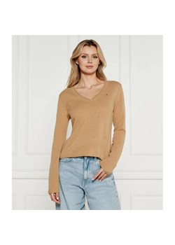 Tommy Hilfiger Wełniany sweter | Regular Fit ze sklepu Gomez Fashion Store w kategorii Swetry damskie - zdjęcie 185028021