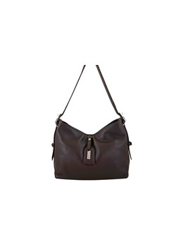 Codzienna torebka damska na ramię - Brązowa ciemna ze sklepu butyolivier w kategorii Torebki worki - zdjęcie 185029472