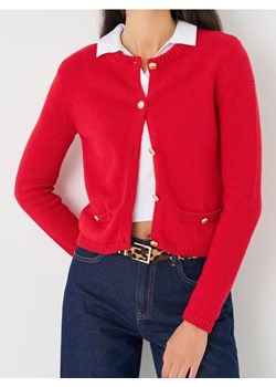 Sinsay - Kardigan - czerwony ze sklepu Sinsay w kategorii Swetry damskie - zdjęcie 185032121