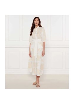 Marella Lniana sukienka z paskiem NOTA ze sklepu Gomez Fashion Store w kategorii Sukienki - zdjęcie 185033254