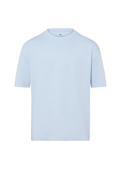 Nils Sundström Koszulka męska Mężczyźni Bawełna jasnoniebieski jednolity ze sklepu vangraaf w kategorii T-shirty męskie - zdjęcie 185033441