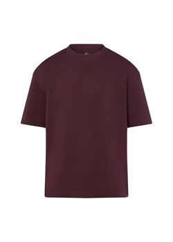 Nils Sundström Koszulka męska Mężczyźni Bawełna bordowy jednolity ze sklepu vangraaf w kategorii T-shirty męskie - zdjęcie 185033443