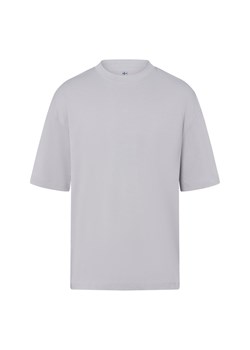 Nils Sundström Koszulka męska Mężczyźni Bawełna jasny szary jednolity ze sklepu vangraaf w kategorii T-shirty męskie - zdjęcie 185033444