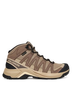 Salomon Trekkingi X-Adventure Recon Mid Gore-Tex L47815200 Brązowy ze sklepu MODIVO w kategorii Buty trekkingowe damskie - zdjęcie 185034600