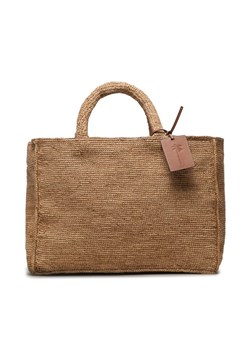 Manebi Torebka Sunset Bag Large V 2.2 AB Beżowy ze sklepu MODIVO w kategorii Torby Shopper bag - zdjęcie 185034684
