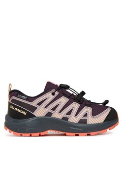 Salomon Trekkingi Xa Pro V8 Waterproof L47857100 Fioletowy ze sklepu MODIVO w kategorii Buty trekkingowe dziecięce - zdjęcie 185034850