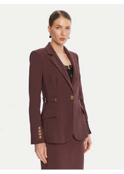 Elisabetta Franchi Marynarka GI-175-56E2 Bordowy Regular Fit ze sklepu MODIVO w kategorii Marynarki damskie - zdjęcie 185034894
