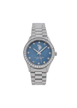 U.S. Polo Assn. Zegarek Felicity USP8406LB Srebrny ze sklepu MODIVO w kategorii Zegarki - zdjęcie 185034921