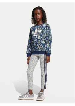 adidas Komplet bluza i legginsy Liberty London JV7804 Czerwony Loose Fit ze sklepu MODIVO w kategorii Komplety dziewczęce - zdjęcie 185034934