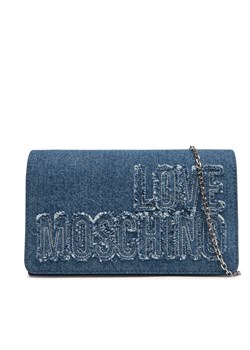 LOVE MOSCHINO Torebka JC4247PP0MKM0750 Niebieski ze sklepu MODIVO w kategorii Kopertówki - zdjęcie 185034941