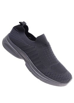 Wsuwane szare sneakersy dla chłopca /F3-2 18022 T283/ ze sklepu Pantofelek24.pl w kategorii Trampki męskie - zdjęcie 185036900