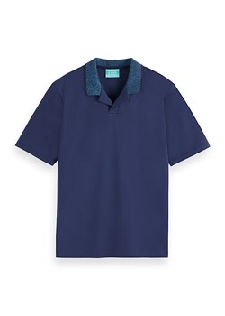 Scotch &amp; Soda Koszulka polo w kolorze niebieskim ze sklepu Limango Polska w kategorii T-shirty męskie - zdjęcie 185037001