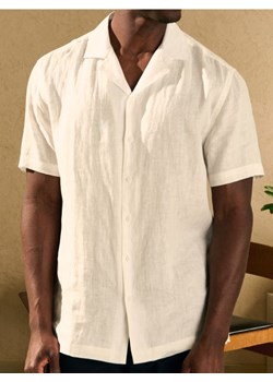 Sinsay - Lniana koszula - biały ze sklepu Sinsay w kategorii Koszule męskie - zdjęcie 185037803