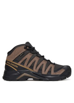 Trekkingi Salomon X-Adventure Recon Mid Gore-Tex L47814500 Szary ze sklepu eobuwie.pl w kategorii Buty trekkingowe męskie - zdjęcie 185038384