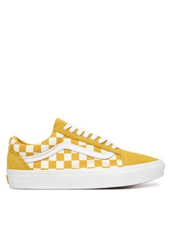 Tenisówki Vans Old Skool Checkerboard VN000DB3ZX71 Żółty ze sklepu eobuwie.pl w kategorii Trampki damskie - zdjęcie 185038394