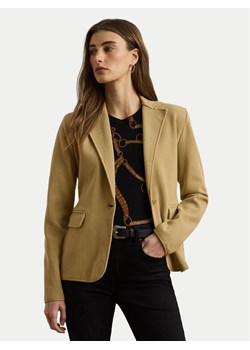 LAUREN RALPH LAUREN Marynarka 200971364002 Beżowy Straight Fit ze sklepu MODIVO w kategorii Marynarki damskie - zdjęcie 185039040