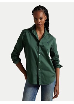 Polo Ralph Lauren Koszula 211A92177004 Zielony Classic Fit ze sklepu MODIVO w kategorii Koszule damskie - zdjęcie 185039103