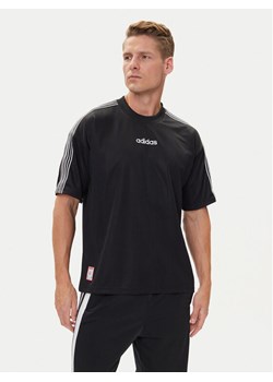adidas T-Shirt 90s Stripe JX3068 Czarny Regular Fit ze sklepu MODIVO w kategorii T-shirty męskie - zdjęcie 185040774