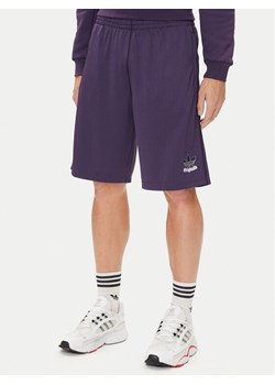 adidas Szorty sportowe Graphic Mesh JY2758 Fioletowy Loose Fit ze sklepu MODIVO w kategorii Spodenki męskie - zdjęcie 185040824