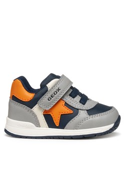 Geox Sneakersy B Rishon B560RA 054FU C0036 Szary ze sklepu MODIVO w kategorii Buty sportowe dziecięce - zdjęcie 185040840