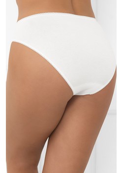 Figi damskie z koronką białe Libra midi, Kolor biały, Rozmiar S, Italian Fashion ze sklepu Intymna w kategorii Majtki damskie - zdjęcie 185041331
